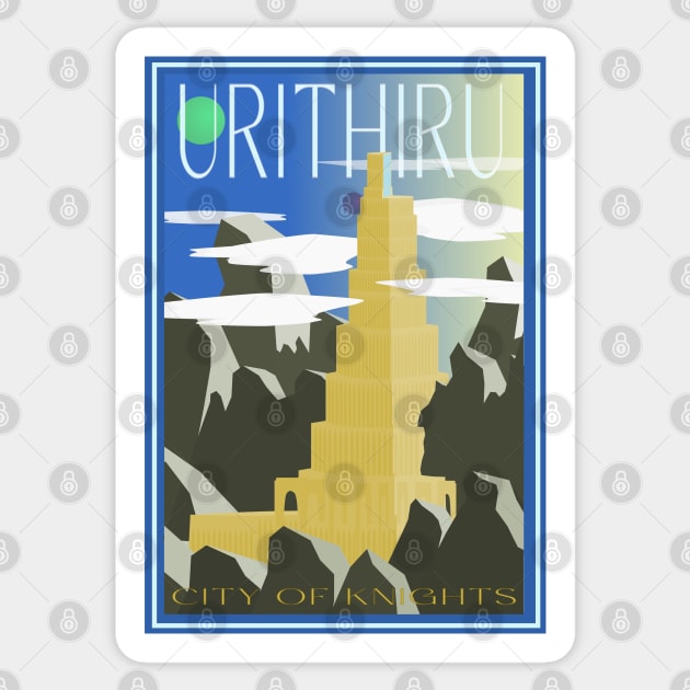 Urithiru Tourism Poster Sticker by Crew